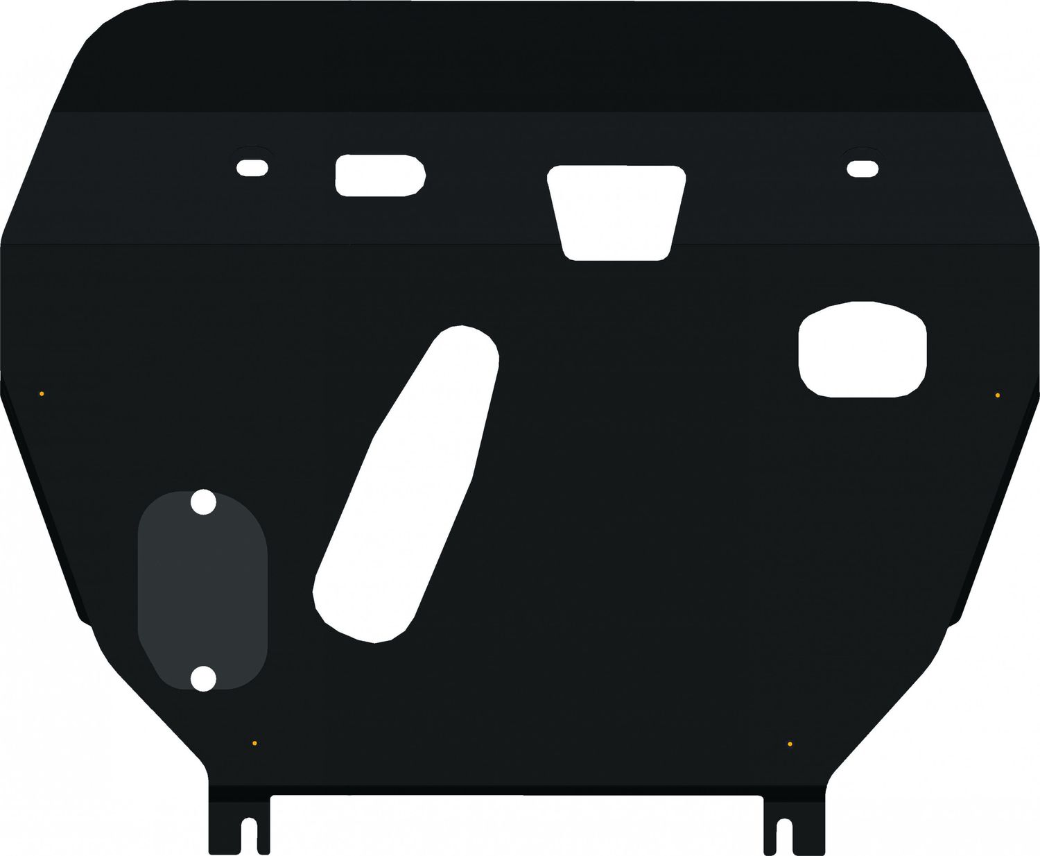 Защита Alfeco для картера и КПП Toyota Corolla E170 2013-2019. Артикул ALF.24.34