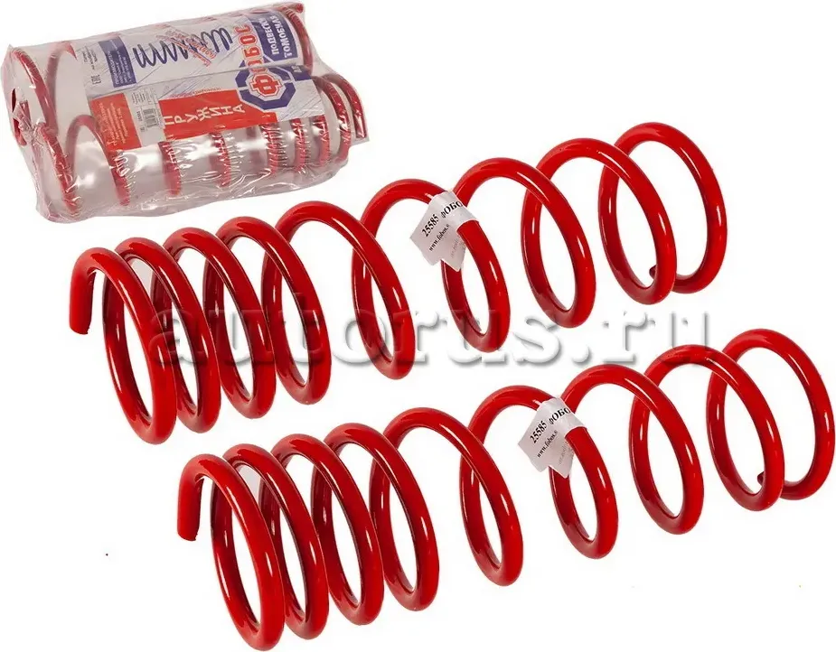 Пружина передняя FOBOS ВАЗ 2101-2107 переменный шаг, в ПЭТ (цена за 2шт.) (Фобос). Артикул 25585