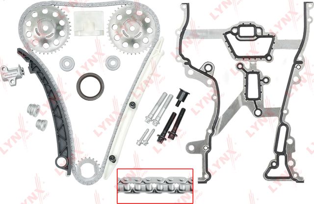 Цепь ГРМ LYNXauto для Opel Corsa B 1996-2000. Артикул TK-0010