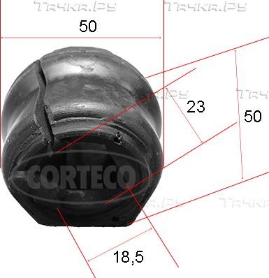 Втулка стабилизатора Corteco передняя для Citroen C4 I 2006-2013. Артикул 49371890
