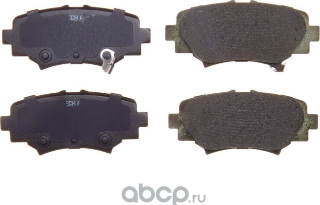 Колодки тормозные дисковые Avantech (противоскрипная пластина в компл.). Артикул AV4404