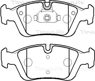 Тормозные колодки HSB. Артикул HP5031