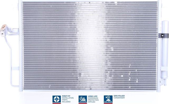 Радиатор кондиционера (конденсатор) Nissens (алюминий) для Volkswagen Crafter I 2006-2016. Артикул 94917