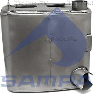 Глушитель (задняя часть) Sampa для MAN TGA 2002-2026. Артикул 022.487
