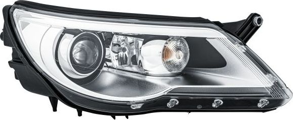 Фара передняя основная Hella правая для Volkswagen Tiguan I 2007-2011. Артикул 1ZS 009 549-221