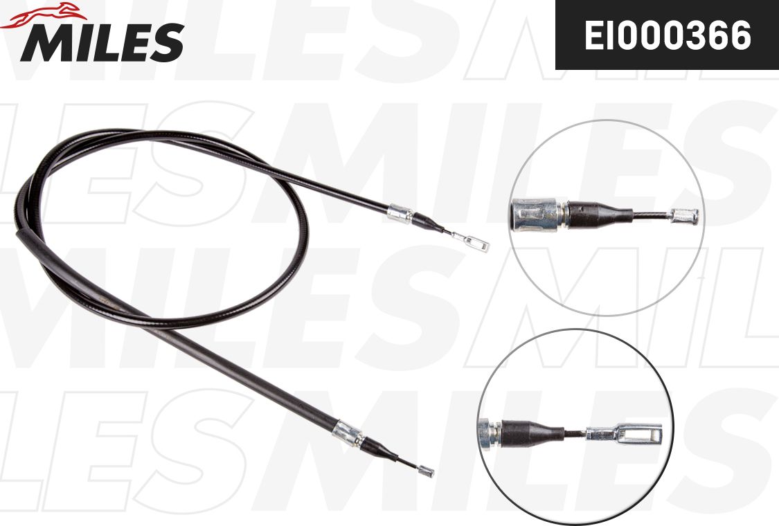 Трос ручника (тросик ручного тормоза) Miles. Артикул EI000366