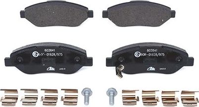 Тормозные колодки ATE. Артикул 13.0460-3841.2