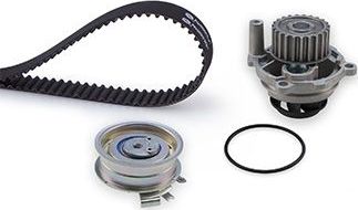 Помпа (водяной насос) с комплектом ремня ГРМ Gates PowerGrip® для Citroen C4 Cactus I 2018-2026. Артикул KP15705XS