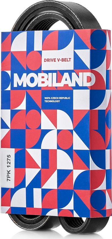 Приводной ремень поликлиновой Mobiland (EPDM (Этилен-пропиленовый каучук)). Артикул 501271275