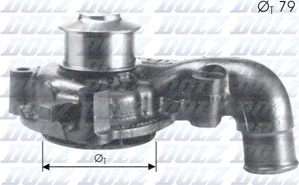 Помпа (водяной насос) Dolz. Артикул F155