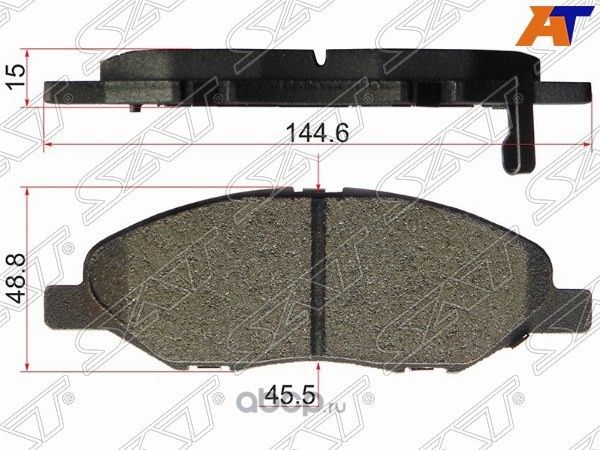 Тормозные колодки FR NISSAN TIIDA C11 06- JUKE F15 (SAT). Артикул STAY040NS120