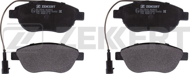 Тормозные колодки Zekkert передние для Fiat Multipla I 1999-2010. Артикул BS-2919