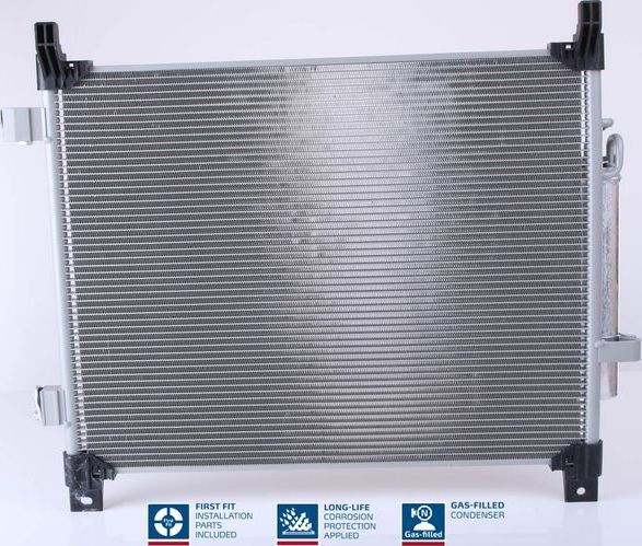 Радиатор кондиционера (конденсатор) Nissens (алюминий) для Nissan Note II 2013-2026. Артикул 940788