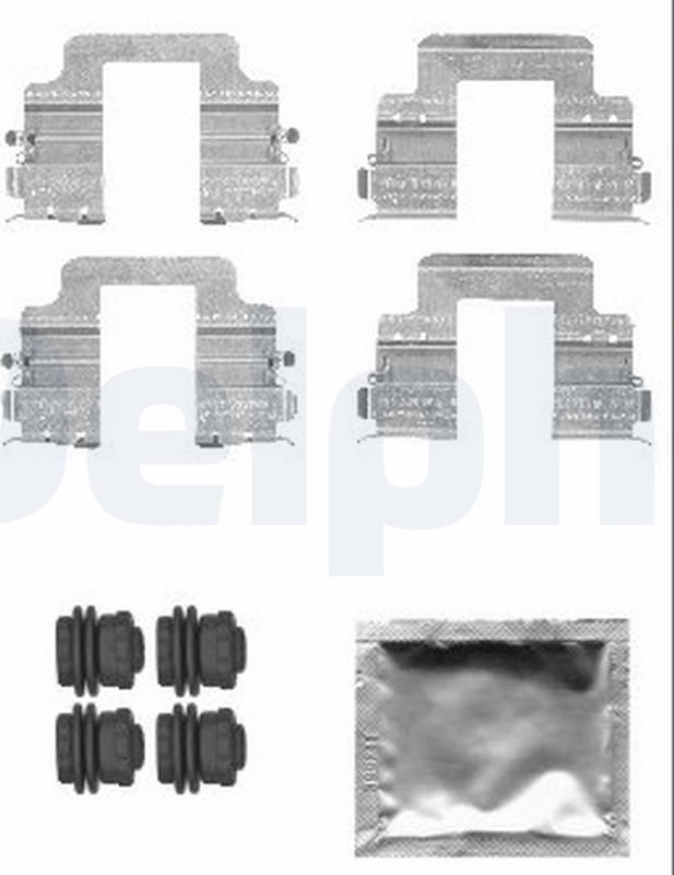 Ремонтный комплект суппорта LAND ROVER Range Rover III (LM/L322) Delphi. Артикул LX0555