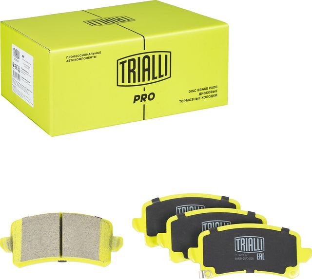 Тормозные колодки Trialli (Low-Metallic). Артикул PF 2211CR