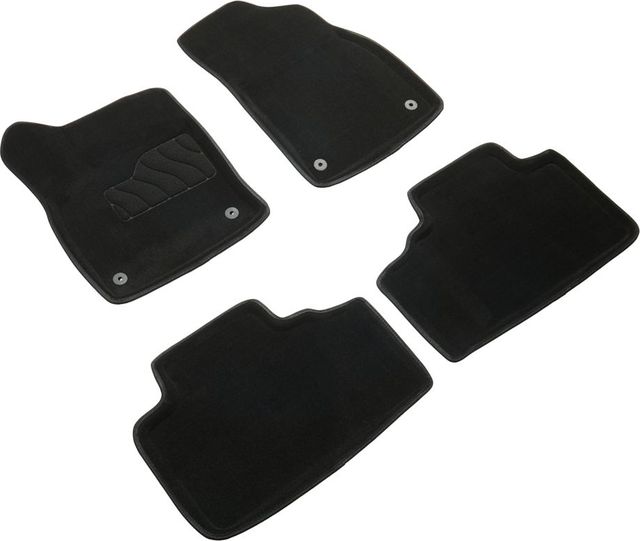 Коврики Seintex 3D ворсовые для салона Geely Atlas II 2WD 2023-2026 ЧЕРНЫЕ. Артикул 317460