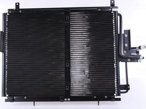 Радиатор кондиционера (конденсатор) Nissens (алюминий) для Mercedes-Benz W124, A124 1985-1993. Артикул 94377