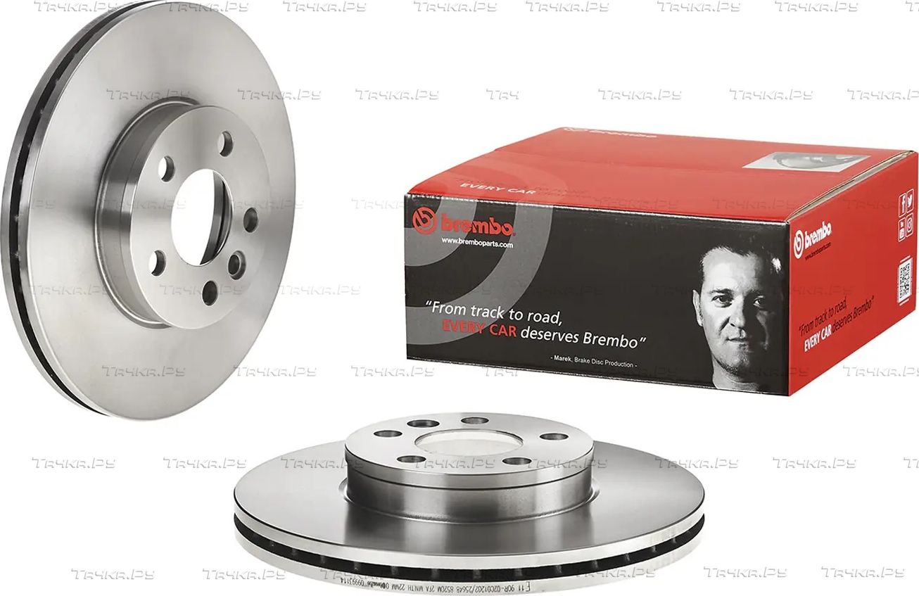 Тормозной диск Brembo PRIME LINE передний для Ford Galaxy I 1995-2006. Артикул 09.9931.14