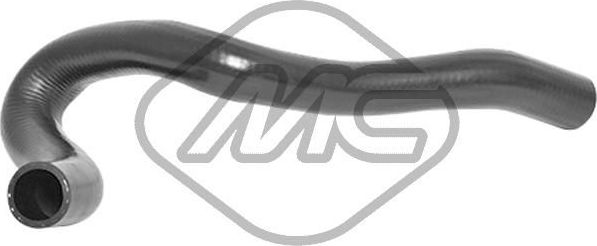 Патрубок радиатора (системы охлаждения) Metalcaucho. Артикул 09295