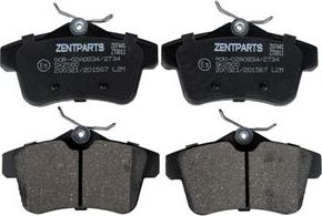 Тормозные колодки Zentparts. Артикул Z07441