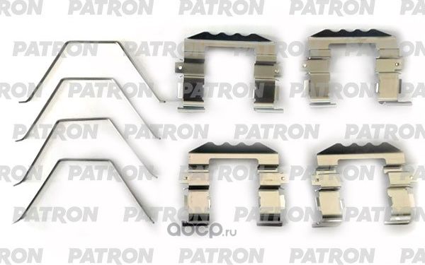 Комплект монтажный тормозных колодок передн HYUNDAI Sonata VII All models 09.14- d320mm brake disc (Patron). Артикул PSRK1385