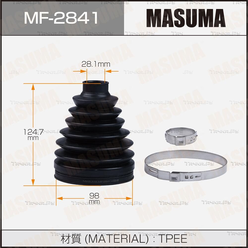 Пыльник шруса (комплект) Masuma. Артикул MF-2841
