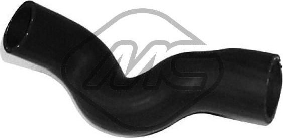 Патрубок радиатора (системы охлаждения) Metalcaucho (Резина с тканевым включением). Артикул 08270