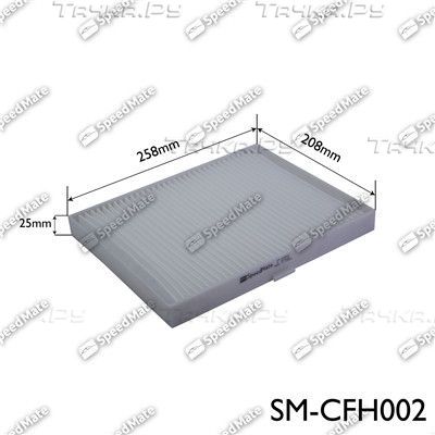 Салонный фильтр SpeedMate. Артикул SM-CFH002