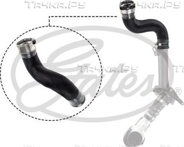 Патрубок интеркулера Gates для Renault Grand Scenic III 2011-2015. Артикул 09-0945