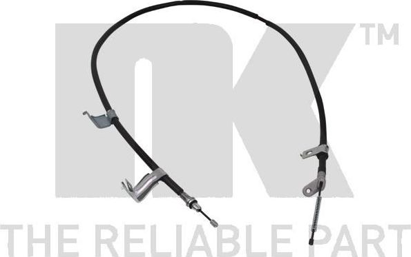 Трос ручника (тросик ручного тормоза) NK. Артикул 9022135
