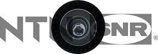 Направляющий (ведущий) ролик приводного поликлинового ремня NTN / SNR. Артикул GA352.76