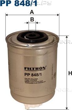 Топливный фильтр Filtron для Ford Transit V 1994-2000. Артикул PP 848/1