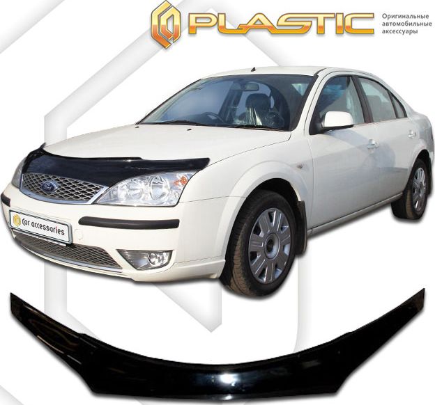 Дефлектор СА Пластик для капота exclusive (Classic черный) Ford Mondeo 2000-2007. Артикул 2010060100730