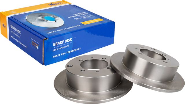 Диск тормозной MITSUBISHI LANCER 03- задн. (Kraft). Артикул KT016075