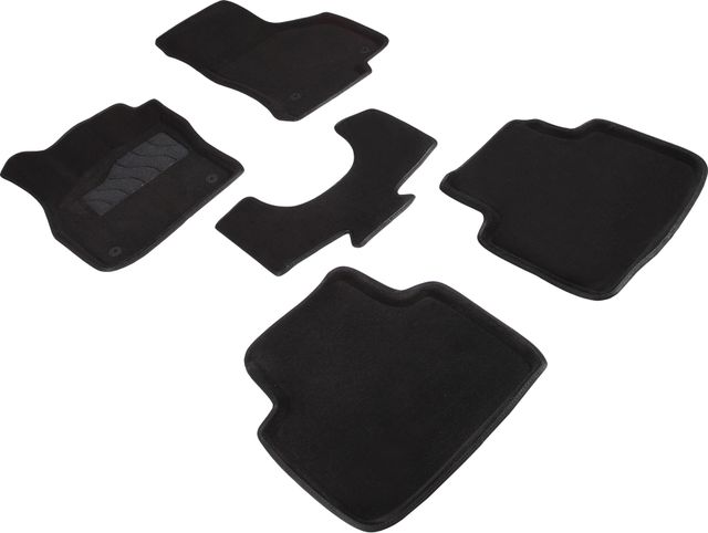 Коврики Seintex 3D ворсовые с бортиком для салона Skoda Superb III 2015-2026. Артикул 87328