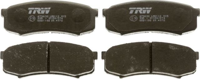 Тормозные колодки TRW COTEC. Артикул GDB1182