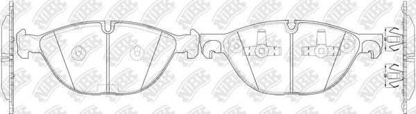 Тормозные колодки NiBK. Артикул PN0493