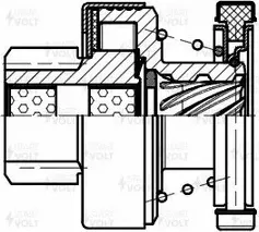 Бендикс стартера StartVOLT. Артикул VCS 0841