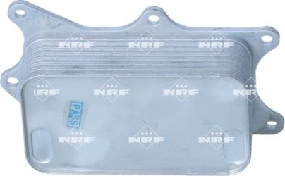 Радиатор масляный (маслоохладитель) для двигателя NRF. Артикул 31863