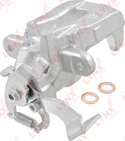 Тормозной суппорт LYNXauto задний правый для Toyota Corolla E140, E150 2006-2014. Артикул BA-3882