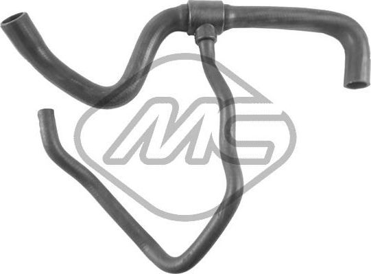 Патрубок радиатора (системы охлаждения) Metalcaucho. Артикул 94618