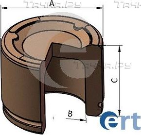 Поршень тормозного суппорта ERT передний для Chevrolet Tracker III (Trax) 2012-2026. Артикул 151784-C
