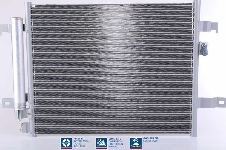 Радиатор кондиционера (конденсатор) Nissens (алюминий). Артикул 941044