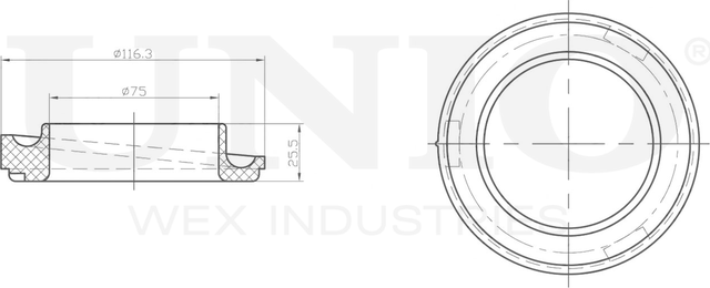 Проставка пружины подвески (Unio). Артикул RMP-16104