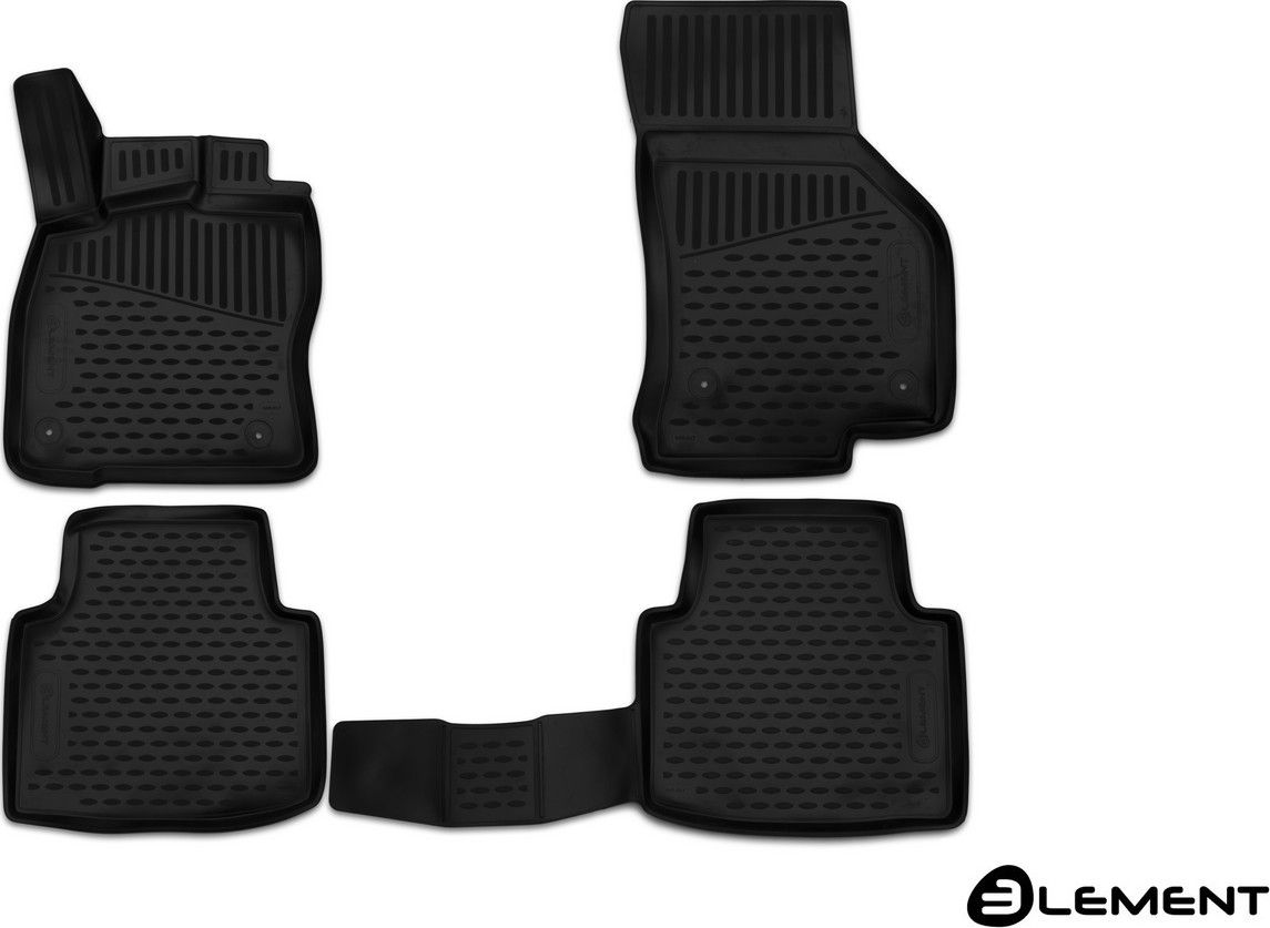 Коврики Element 3D для салона Skoda Superb III 2015-2026. Артикул ELEMENT3D4517210k