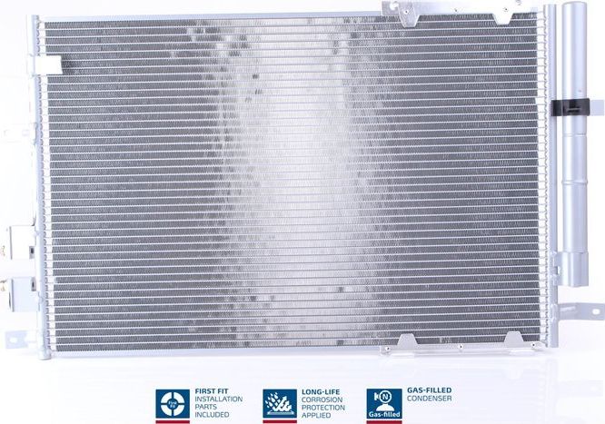 Радиатор кондиционера (конденсатор) Nissens (алюминий). Артикул 94914