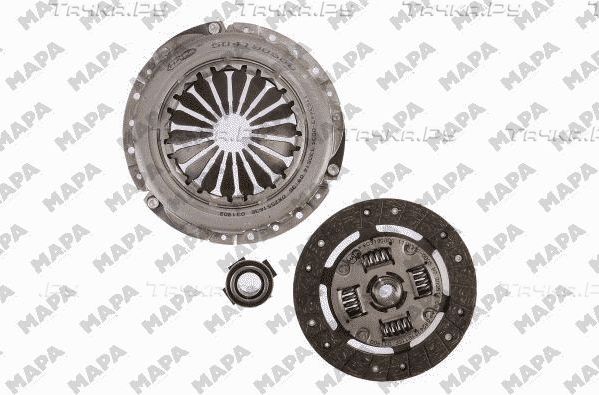 Сцепление (комплект) Mapa для Fiat Stilo 2002-2006. Артикул 007190300