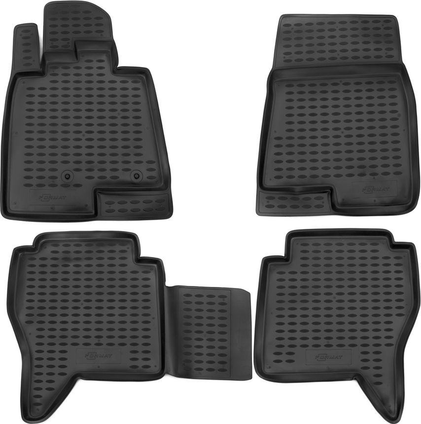 Коврики Format c повышенной износостойкостью для салона Mitsubishi Pajero IV (V80) 2006-2026. Артикул FORMAT.35.16.210