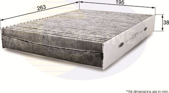 Салонный фильтр Comline. Артикул EKF304A