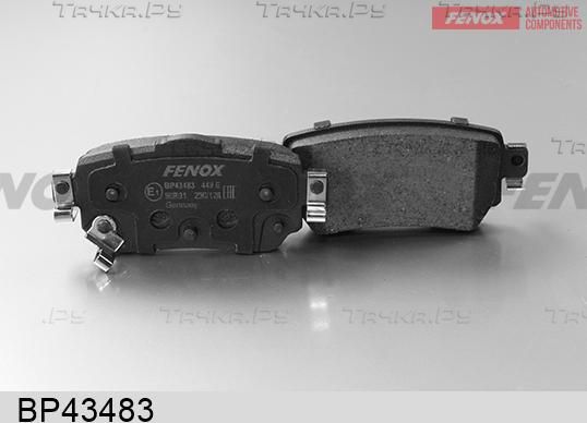 Тормозные колодки Fenox задние для Renault Koleos II 2016-2026. Артикул BP43483